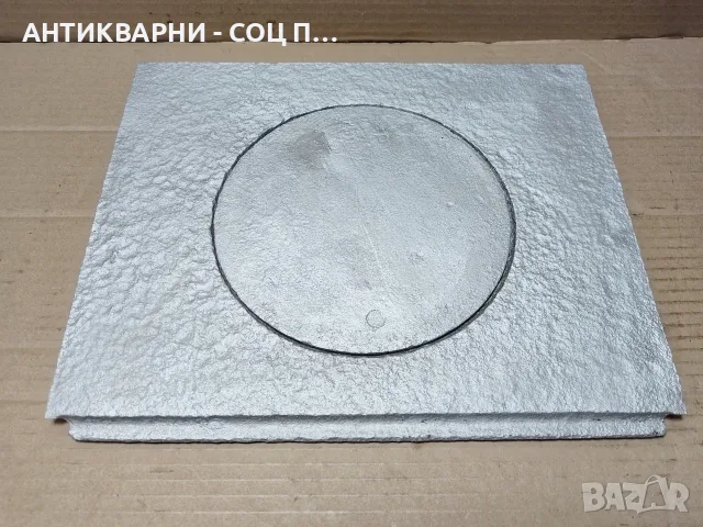 Стара Соц Чугунена Плоча За Стара Печка, Камини, Бърбекюта, Огнища. / НОМЕР 71., снимка 3 - Барбекюта - 55730105