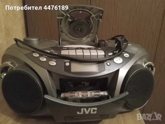 JVC mp3-радио,касетофон,cd, снимка 2 - Радиокасетофони, транзистори - 56366806