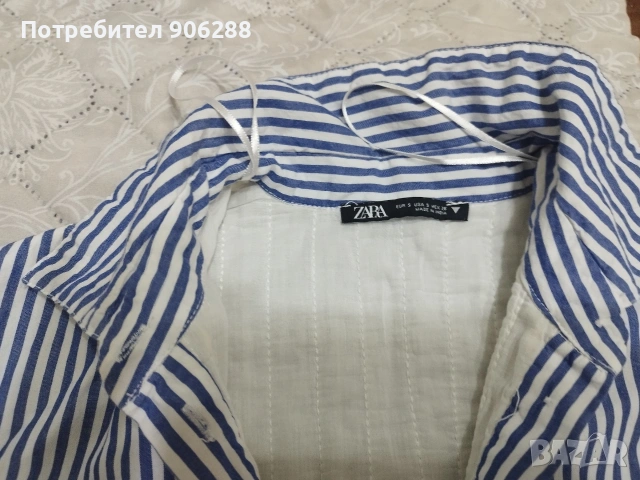 риза Zara плътна,плътна тип пролетно  яке, снимка 3 - Ризи - 53829264