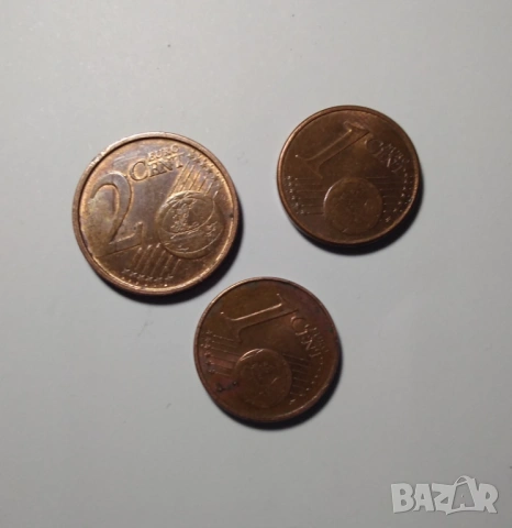Монети 1 и 2  euro cent , Германия