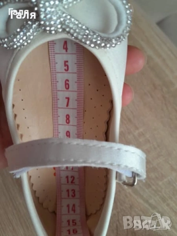 Детки бели обувки №23, снимка 3 - Бебешки обувки - 53489191