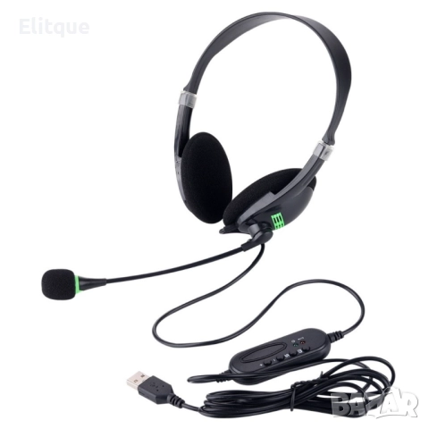USB слушалки с микрофон подходящи за офис разговори - OH-106 - EP2, снимка 4 - Други стоки за дома - 52819307