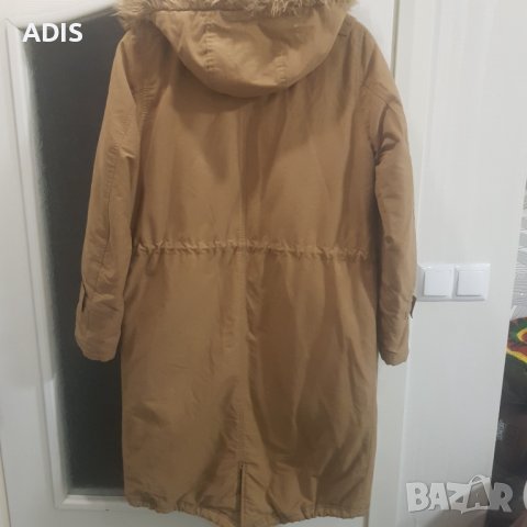 NAF NAF original зимно яке парка манто/3/4 пухена подплата , снимка 2 - Палта, манта - 38926732
