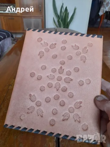 Стара кожена папка #9, снимка 4 - Други ценни предмети - 48407504