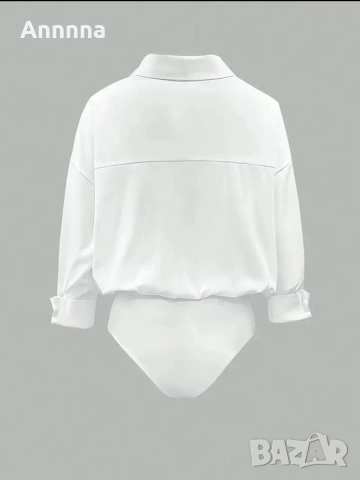 Бяла риза боди, снимка 2 - Ризи - 53564214