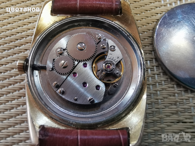 позлатен swiss , снимка 6 - Антикварни и старинни предмети - 36489045