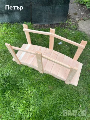 Дървено декоративно мостче, снимка 5 - Декорация за дома - 49816215