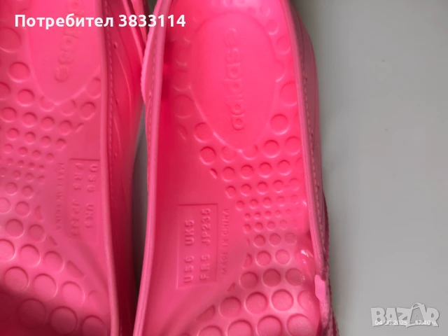 Дамски гумени обувки Adidas - оригинални , снимка 3 - Дамски ежедневни обувки - 51251449
