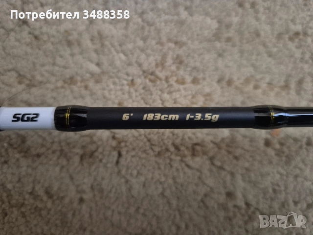 Ултралайт спинингова въдица SAVAGE GEAR SG2 Micro Game 6ft 183cm 1-3.5g , снимка 5 - Въдици - 53519946