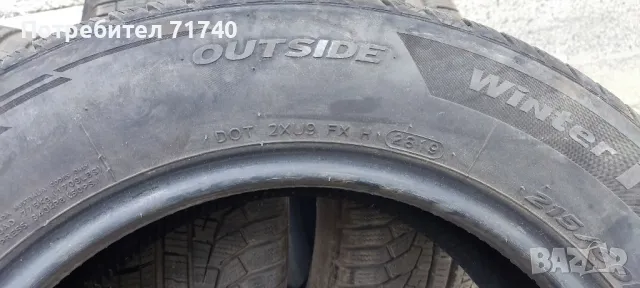 4 зимни гуми Hankook 215/60/16  99H dot19, снимка 3 - Гуми и джанти - 49814015