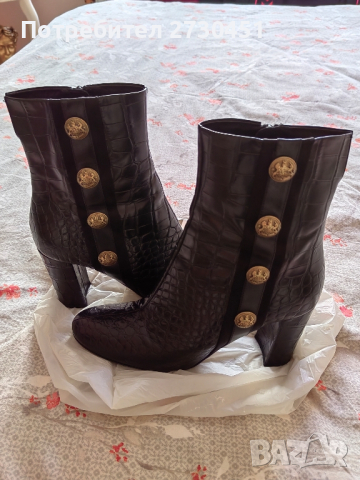 Кожени боти Musette, снимка 4 - Дамски боти - 44792618