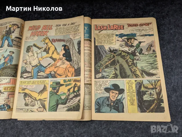 2 броя комикси Gunfighters, Charlton Comics, 1981-1982, снимка 3 - Списания и комикси - 55961757