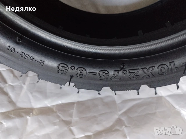 Безкамерната гума за тротинетки размер 10х2,75-6,5, снимка 4 - Гуми и джанти - 53825131