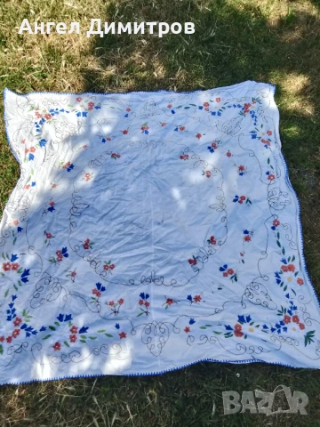 Бродерия покривка 