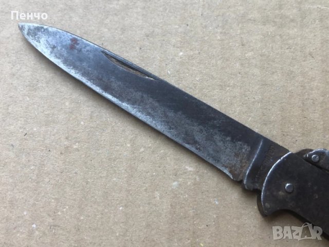 стар военен нож "Nahkämpfer" D. R. G. M. - WWI / WWII, снимка 7 - Антикварни и старинни предмети - 51381642