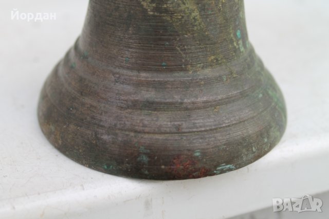 Стара месингова камбана със сребро , снимка 4 - Колекции - 40979855