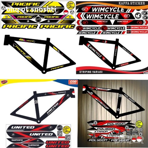 Стикери за Велосипеди, снимка 1