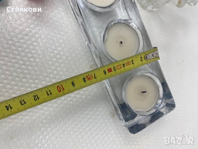Свещници за маса с включени свещи, снимка 6 - Декорация за дома - 41846359