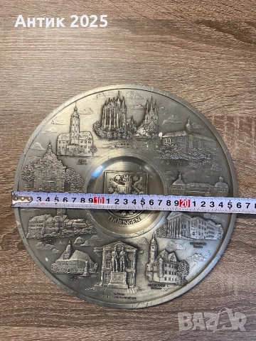 Винтидж декоративно пано за стена „Thüringen“ (Тюрингия), Германия, снимка 2 - Антикварни и старинни предмети - 52942050