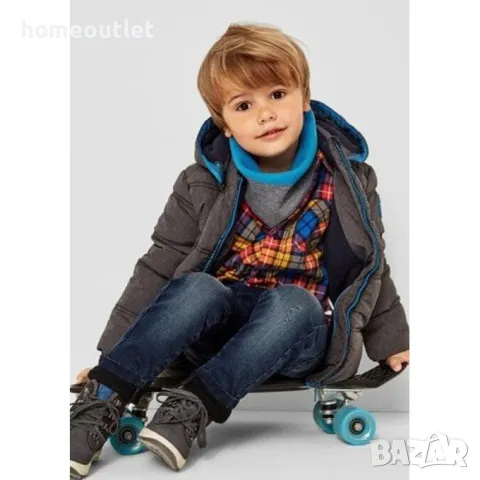 ПРОМОЦИЯ Шал-яка в сиво и синьо S. Oliver 6290 (D1), снимка 2 - Шапки, шалове и ръкавици - 48122393