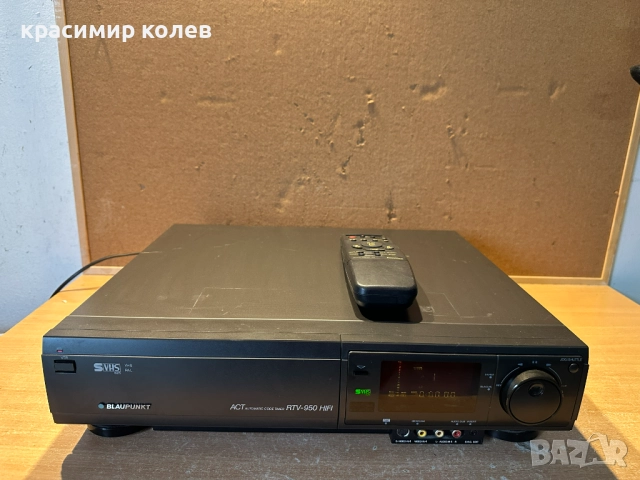 видеорекордер "BLAUPUNKT RTV-950"/Panasonic Nv-Fs200 SVHS/, снимка 3 - Декове - 52678891