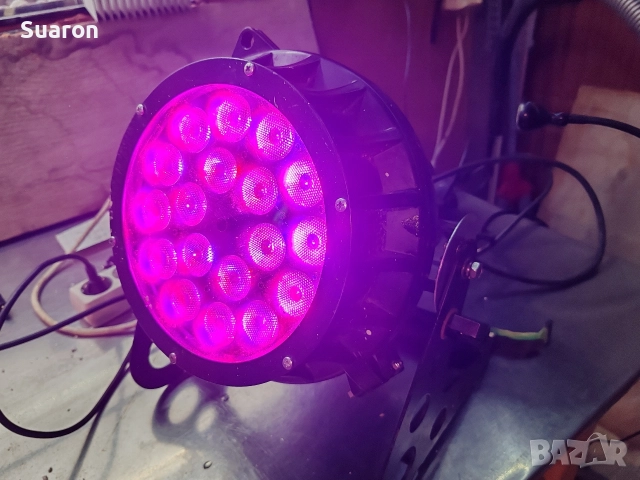 Сценичен Пар Прожектор RGB DMX, снимка 2 - Други - 52857163
