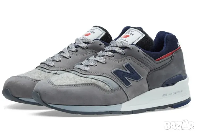 маратонки Made in USA New Balance M997WL x Woolrich : вълнен модел номер 42 ,5, снимка 6 - Маратонки - 47519646
