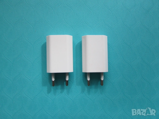 2 броя Оригинален Apple A1400 USB адаптер за iPhone, iPad, снимка 2 - Оригинални зарядни - 52360471