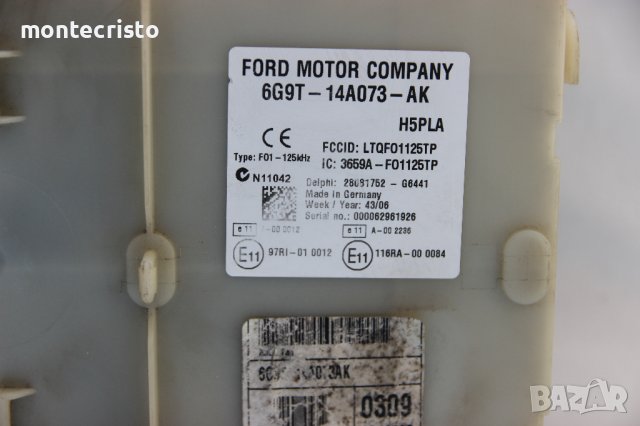 Бушонно табло Ford S-Max (2006-2010г.) 6G9T-14A073-AK / 6G9T14A073AK, снимка 5 - Части - 40393316