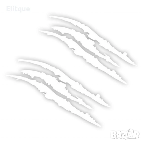 Стикери за кола с чудовищни нокти - 4 броя, снимка 7 - Други стоки за дома - 53326413