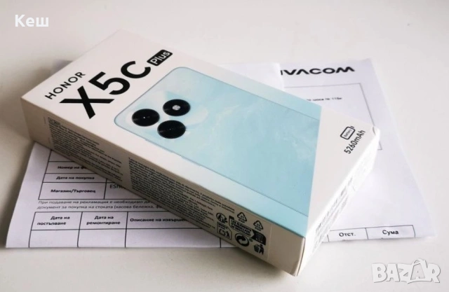 Смартфон Honor X5c plus (запечатан с гаранция), снимка 3 - Други - 53619908
