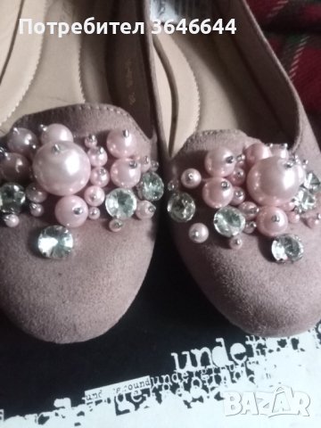 Красиви Велурени обувки , снимка 2 - Дамски ежедневни обувки - 41697945