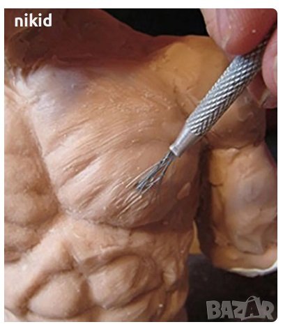 метален инструмент скулптуриране текстурна четка за моделиране фондан глина spider лак декорация , снимка 2 - Други - 41292719