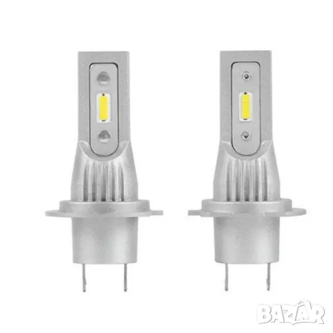 LED крушки H7 комплект 2 броя, снимка 2 - Аксесоари и консумативи - 55864727
