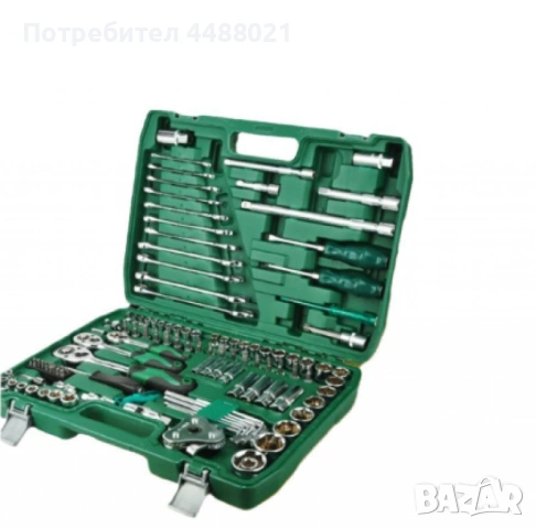 Комплект инструменти за ремонт на автомобил, 121 части, снимка 3 - Куфари с инструменти - 53826848