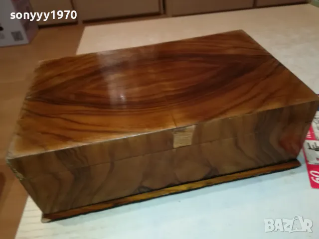 КРАСИВА КУТИЯ-ЕСТЕСТВЕН ФУРНИР 1503251729, снимка 12 - Антикварни и старинни предмети - 49507394