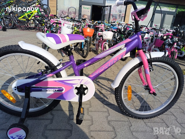 SPRINT Велосипед 20" CALYPSO лилав, снимка 3 - Велосипеди - 53773101