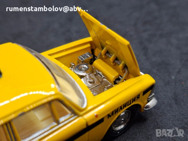 Москвич 412 ГАИ, А2, 1:43 - Тантал, Радон, Саратов, снимка 5 - Колекции - 53621584