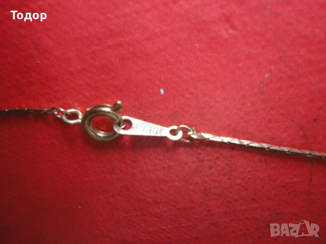 Невероятно позлатено колие с камъни , снимка 3 - Колиета, медальони, синджири - 44734024