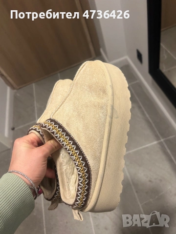 Зимни пантофи, 36 размер, снимка 2 - Дамски боти - 53686204