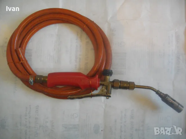 ROTHENBERGER INDUSTRIAL ПРОФЕСИОНАЛНА ГАЗОВА ПРОПАН-БУТАН ГОРЕЛКА 375мм с 3м. МАРКУЧ И ДЮЗА , снимка 2 - Други инструменти - 48518915