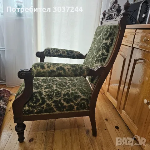 Кресло-стол антик, снимка 4 - Столове - 48676681