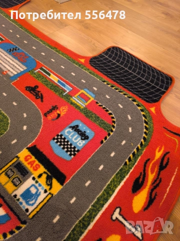 Детски килим писта, снимка 3 - Килими - 52653852
