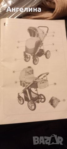 Лилава количка, снимка 2 - Детски колички - 42068379