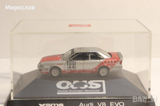 HERPA H0 1/87 AUDI V8 EVO КОЛИЧКА РАЛИ МОДЕЛ, снимка 2 - Колекции - 53576521