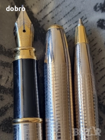 senator iridium point Germany retro писалка и химикалка с кожен несесер, снимка 10 - Други ценни предмети - 52220946