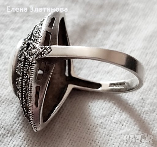 Сребърен пръстен , снимка 4 - Пръстени - 42379932
