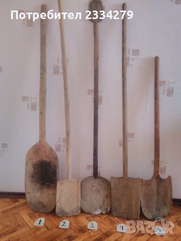 Фурнаджийски дървени,автентични лопати
