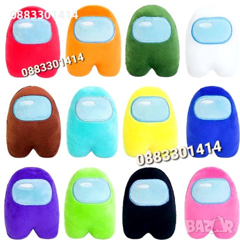 Among Us Амонг ъс Плюшени играчки Amongus