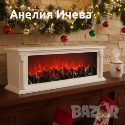 Голяма LED камина с ефект на жар – уют и атмосфера без дим и огън SP47, снимка 4 - Декорация за дома - 52009075